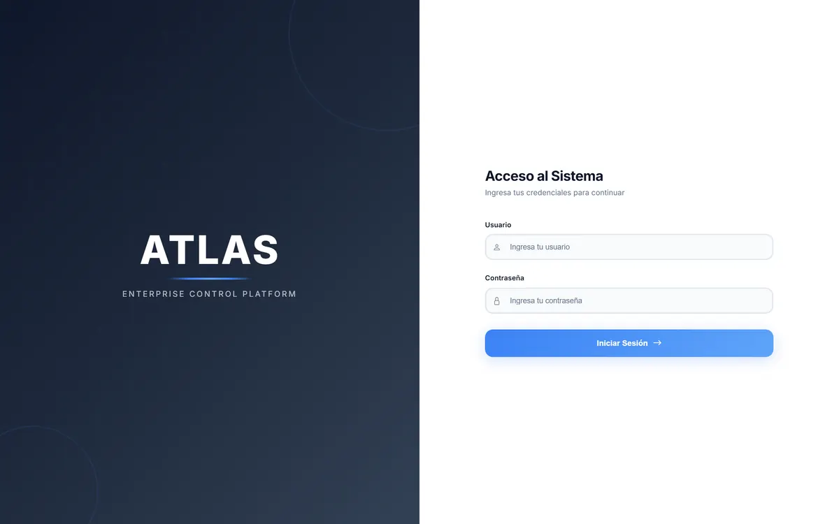 Atlas ArqFree — Login público